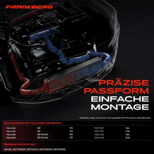 1x Ladeluftkühler Turbokühler für Hyundai i30 i30 Kombi FD 2007-2012 1.6L 2.0L Bild 1x Ladeluftkühler Turbokühler für Hyundai i30 i30 Kombi FD 2007-2012 1.6L 2.0L