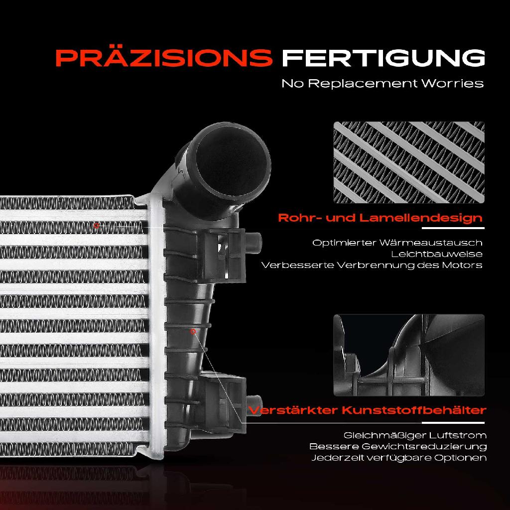 1x Ladeluftkühler Turbokühler für Ford C-Max 2 Focus 3 Grand C-Max DXA Bj ab 2012 1.0L