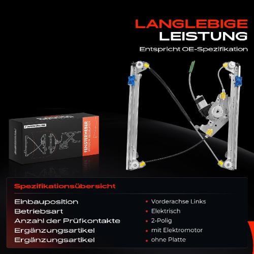 1x Fensterheber Vorne Links für Citroën C4 Cactus 0B ab 2014 Bild 1x Fensterheber Vorne Links für Citroën C4 Cactus 0B ab 2014