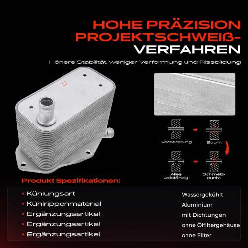 1x Ölkühler Motoröl für Land Rover Freelander Volvo S60 S80 V60 V70 XC60 XC70 XC90 Bild 1x Ölkühler Motoröl für Land Rover Freelander Volvo S60 S80 V60 V70 XC60 XC70 XC90