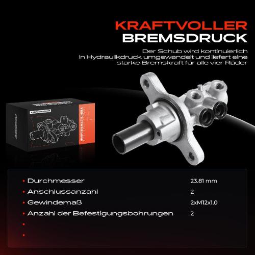 1x Hauptbremszylinder Bremszylinder für Citroën C4 Peugeot 307 308 Nissan 200 SX Bild 1x Hauptbremszylinder Bremszylinder für Citroën C4 Peugeot 307 308 Nissan 200 SX