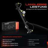 1x Fensterheber Vorne Links für Citroën Jumper Peugeot Boxer Fiat Ducato