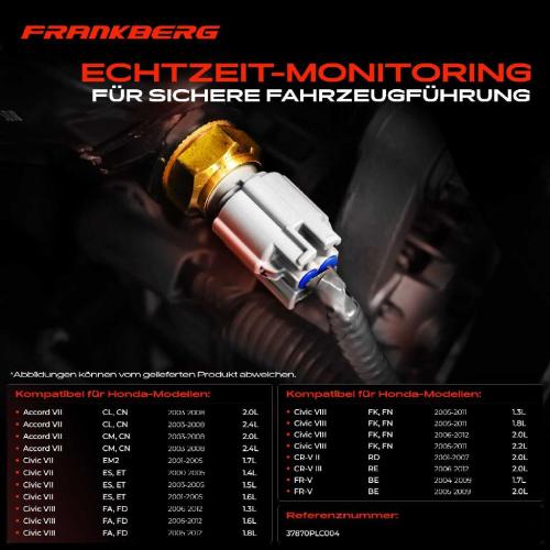 1x Kühlmitteltemperatur Sensor für Honda Accord VII Civic VII/VIII Jazz II Stream Bild 1x Kühlmitteltemperatur Sensor für Honda Accord VII Civic VII/VIII Jazz II Stream