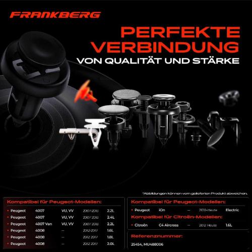 10x Befestigungsclips Verkleidungen für Mitsubishi I Peugeot 4008 Citroën C4 Bild 10x Befestigungsclips Verkleidungen für Mitsubishi I Peugeot 4008 Citroën C4