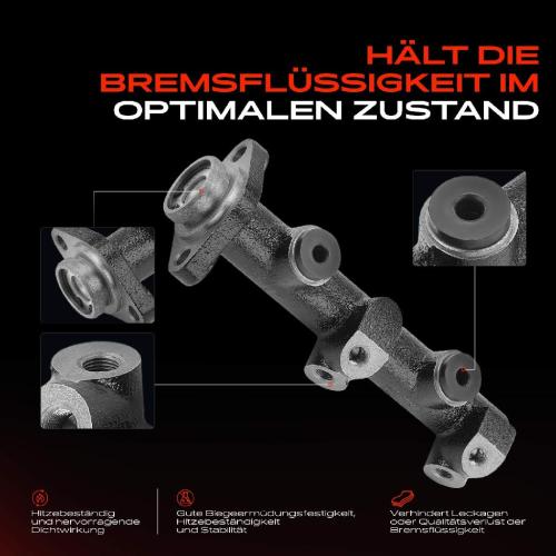 1x Hauptbremszylinder Bremszylinder für VW Transporter T1 T2 T3 21 23 22 24 25 28 Bild 1x Hauptbremszylinder Bremszylinder für VW Transporter T1 T2 T3 21 23 22 24 25 28