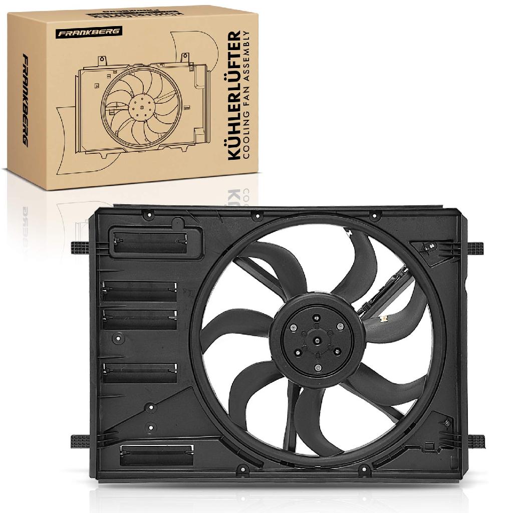Frankberg 1x Motorkühller Einfachlüfter mit Kühlerlüfterrahmen Ford Focus IV Stufenheck Turnier 1.0L 1.5L