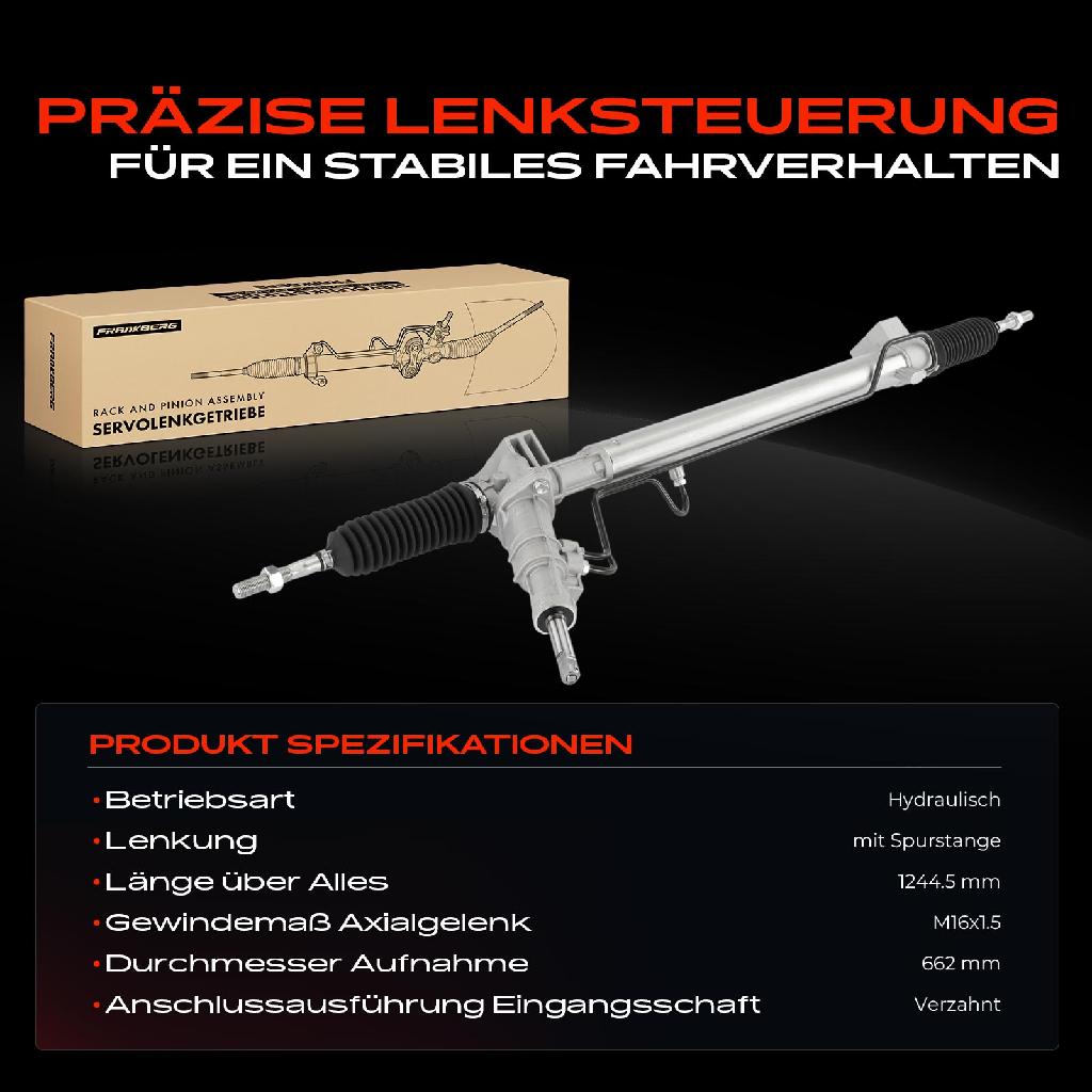 1x Lenkgetriebe Servolenkgetriebe für Nissan Interstar Opel Movano Renault MasterII