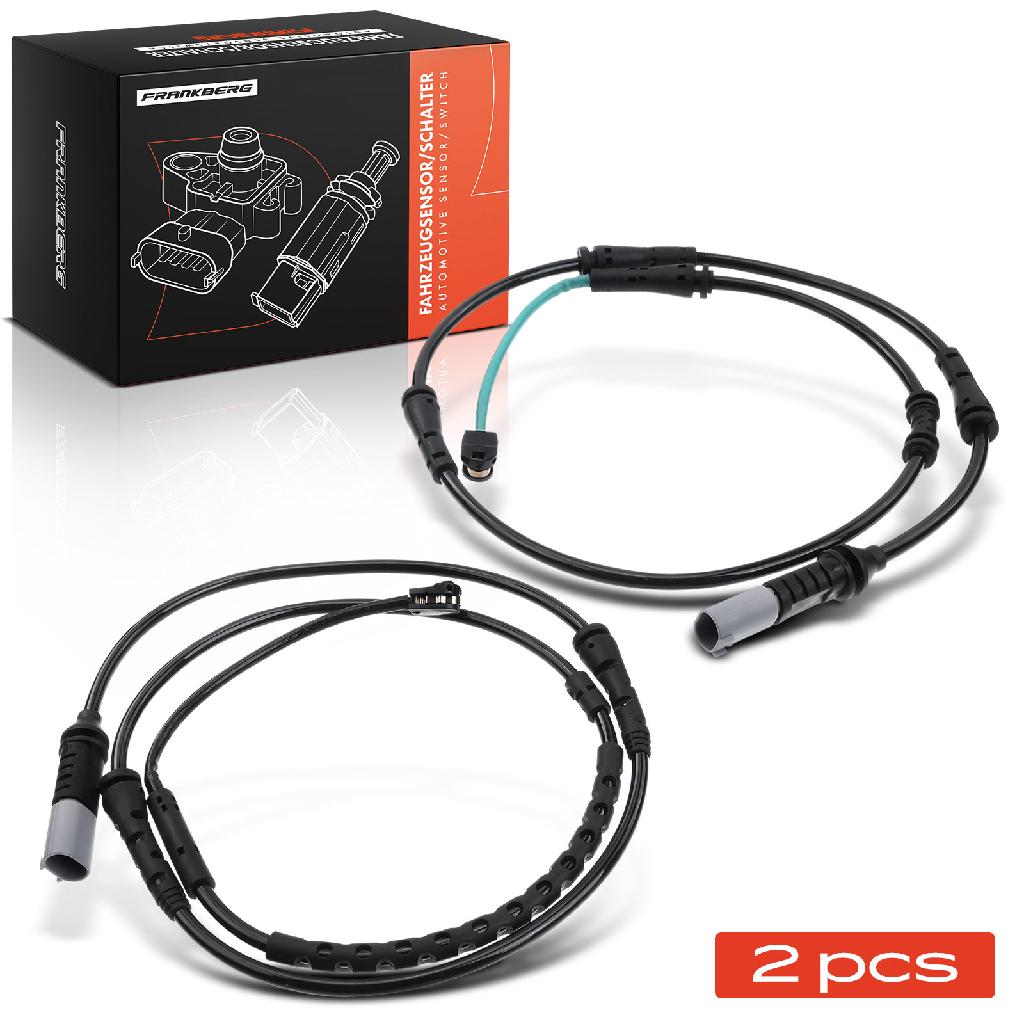 2x Warnkontakt Bremsbelagverschleiß Hinterachse für BMW 5er F10 F18 6 F06 F12 F13