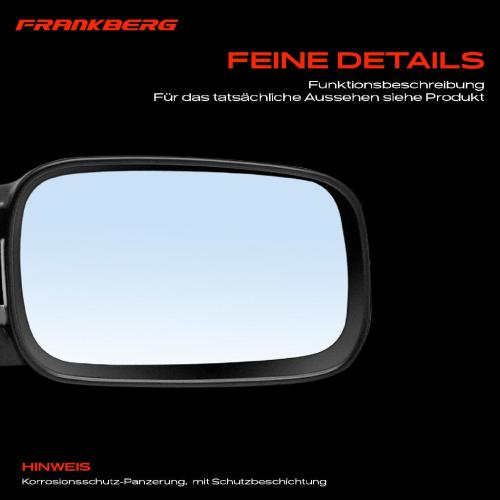 Frankberg 1x Außenspiegel Rechts für VW Passat Variant 35I 3A2 35I 3A5 1988-1997 Bild Frankberg 1x Außenspiegel Rechts für VW Passat Variant 35I 3A2 35I 3A5 1988-1997