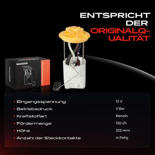 1x Kraftstoffpumpe für Opel Meriva B MPV S10 1.2L 2010-2014 Bild 1x Kraftstoffpumpe für Opel Meriva B MPV S10 1.2L 2010-2014