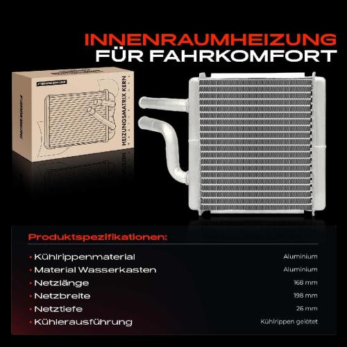 1x Wärmetauscher Innenraumheizung für Chevrolet Rezzo MPV Daewoo Bild 1x Wärmetauscher Innenraumheizung für Chevrolet Rezzo MPV Daewoo