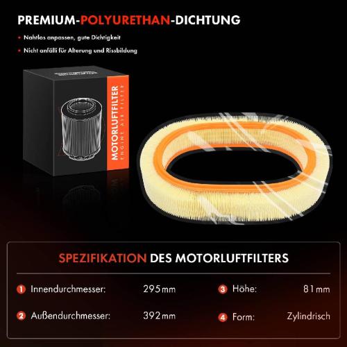 1x Luftfilter Filtereinsatz für Mercedes-Benz W126 R107 W116 C107 W463 1975-1994 Bild 1x Luftfilter Filtereinsatz für Mercedes-Benz W126 R107 W116 C107 W463 1975-1994