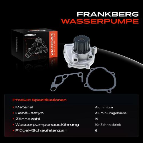 1x Wasserpumpe Kühlwasserpumpe für Mazda 3 BK 5 CR19 6 GG GY GG 323 S/F 626 V GF Premacy CP 2.0L Bild 1x Wasserpumpe Kühlwasserpumpe für Mazda 3 BK 5 CR19 6 GG GY GG 323 S/F 626 V GF Premacy CP 2.0L