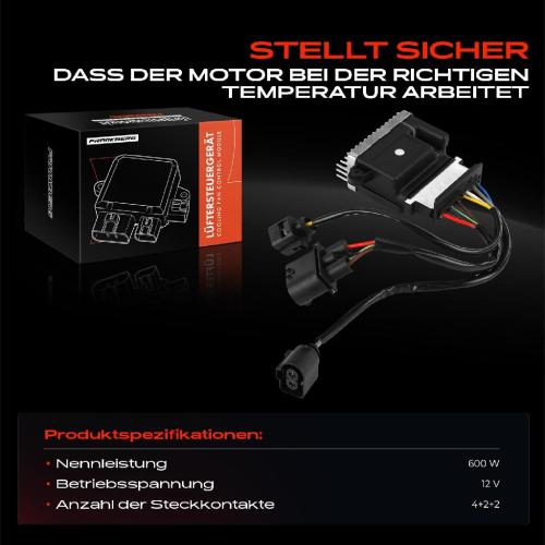 1x Lüftersteuergerät Steuergerät für Audi A4 8K A5 8T 8F A6 A7 4G Q3 Q5 Bild 1x Lüftersteuergerät Steuergerät für Audi A4 8K A5 8T 8F A6 A7 4G Q3 Q5