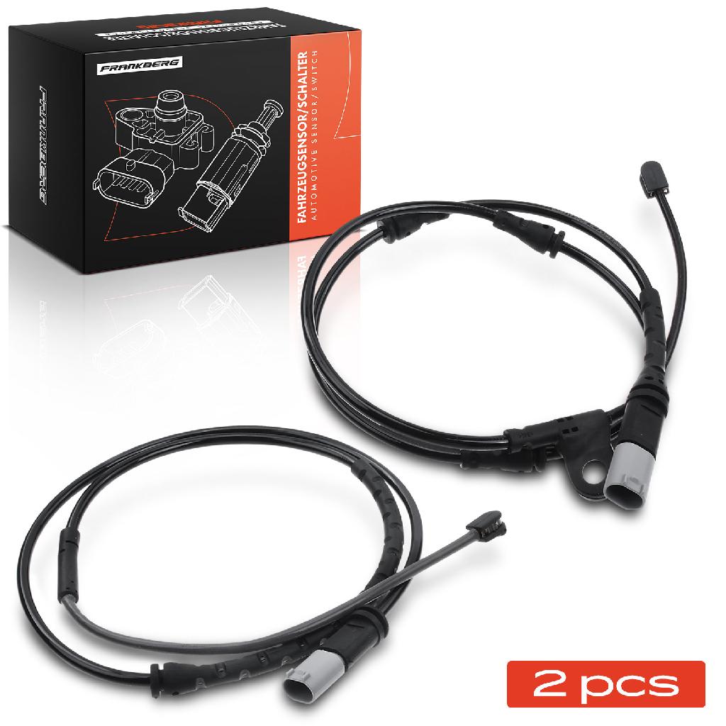 2x Warnkontakt Bremsbelagverschleiß Hinterachse für BMW X5 E70 F15 F85 X6 E71 E72 F16 F86
