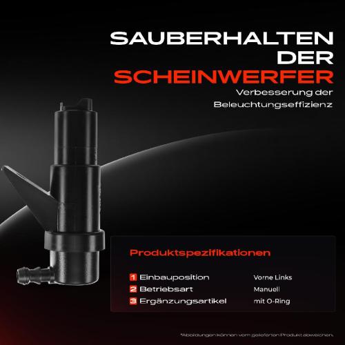 1x Scheinwerferreinigung Waschwasserdüse Vorne Links für VW Passat 3B5 1997-2000 Bild 1x Scheinwerferreinigung Waschwasserdüse Vorne Links für VW Passat 3B5 1997-2000