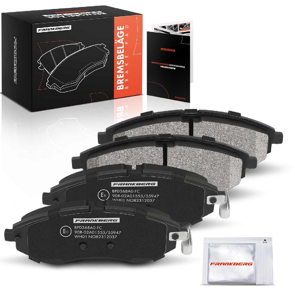 4x Bremsbeläge Vorderachse für Chevrolet Aveo/Kalos Schrägheck Stufenheck Daewoo Kalos 2002-2025
