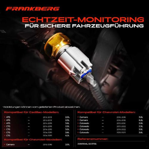 Frankberg 1x Temperaturgeber Außentemperatur für Chevrolet Camaro Colorado Cadillac ATS CTS Bild Frankberg 1x Temperaturgeber Außentemperatur für Chevrolet Camaro Colorado Cadillac ATS CTS
