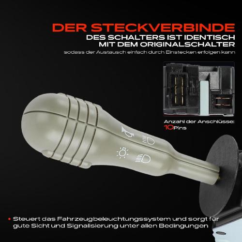 1x Kombischalter Lenkstockschalter für Renault Twingo I C06 1.2L 1993-2007 Bild 1x Kombischalter Lenkstockschalter für Renault Twingo I C06 1.2L 1993-2007