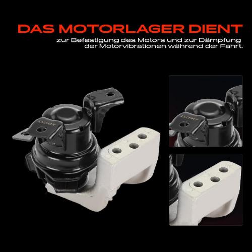 3x Motorlager Rechts für Mitsubishi Outlander I CUW 2.0L 2.4L 2002-2007 Bild 3x Motorlager Rechts für Mitsubishi Outlander I CUW 2.0L 2.4L 2002-2007