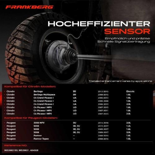 1x ABS Sensor Hinterachse beidseitig für Citroën Berlingo Multispace C4 Grand Picasso I MPV Peugeot 3008 5008 Bild 1x ABS Sensor Hinterachse beidseitig für Citroën Berlingo Multispace C4 Grand Picasso I MPV Peugeot 3008 5008