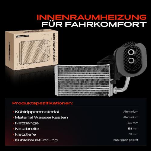 1x Wärmetauscher Innenraumheizung für Opel Movano Nissan Interstar Renault Master 2 Bild 1x Wärmetauscher Innenraumheizung für Opel Movano Nissan Interstar Renault Master 2
