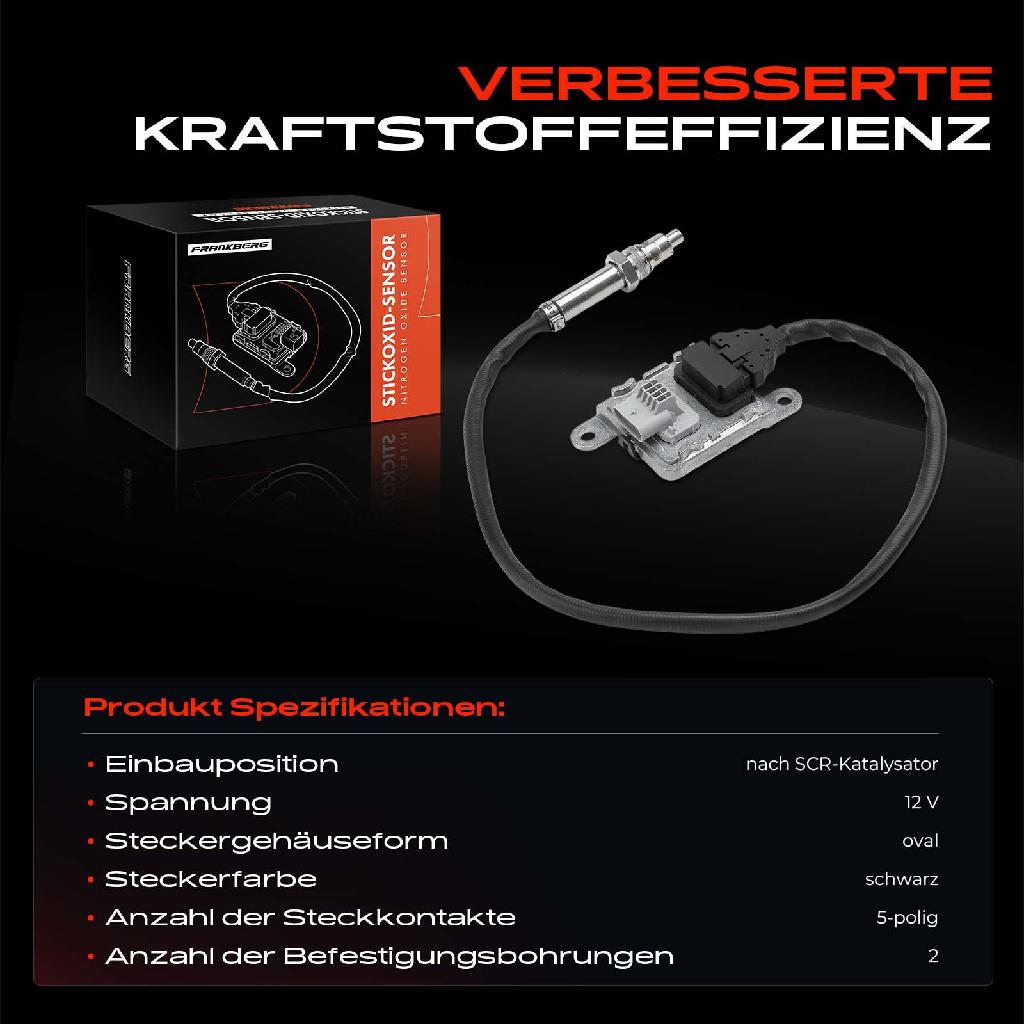 1x Nox Sensor Nitrogen Oxide Lamdasonde nach SCR-Katalysator für Nissan NV300 Interstar Renault Master 3 Fiat