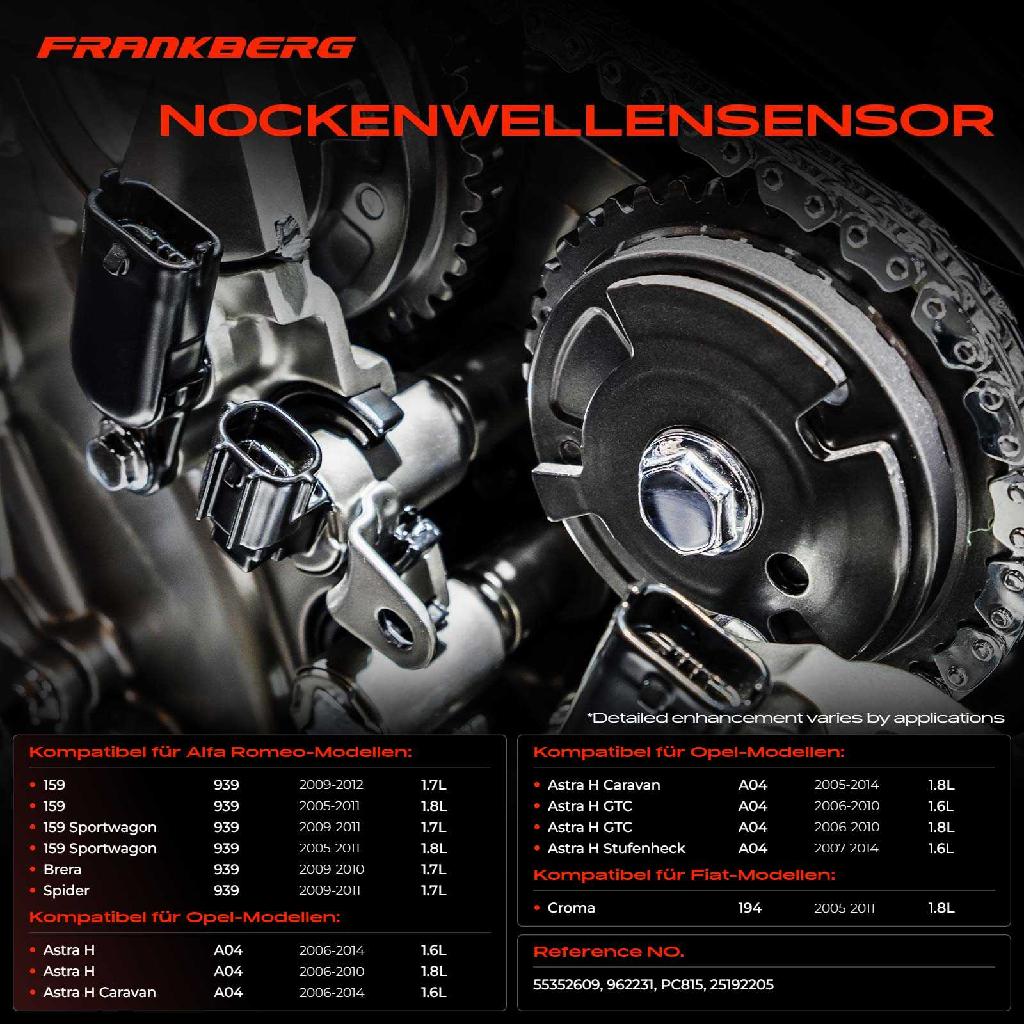 1x Nockenwellenposition Sensor für Alfa Romeo 159 Opel Astra H J Vectra C Insignia A Zafira