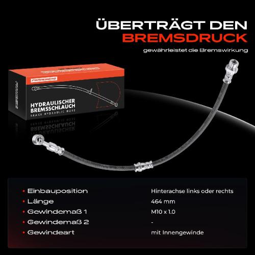 1x Bremsschlauch Bremsschläuche Hinterachse Links oder Rechts für Hyundai Coupe GK Elantra XD 1.6L-2.0L Bild 1x Bremsschlauch Bremsschläuche Hinterachse Links oder Rechts für Hyundai Coupe GK Elantra XD 1.6L-2.0L