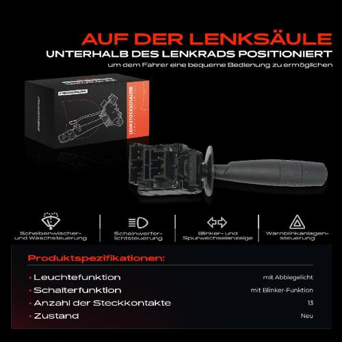 1x Kombischalter Lenkstockschalter für Fiat Ulysse Peugeot 406 Citroën Xantia Lancia Bild 1x Kombischalter Lenkstockschalter für Fiat Ulysse Peugeot 406 Citroën Xantia Lancia