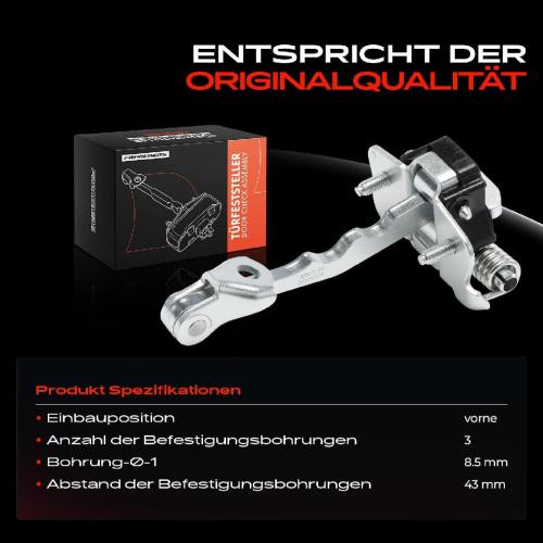 1x Türfeststeller Türfangband Türstopper Vorne für Renault Megane CC EZ0/1 2010/-2015 Bild 1x Türfeststeller Türfangband Türstopper Vorne für Renault Megane CC EZ0/1 2010/-2015