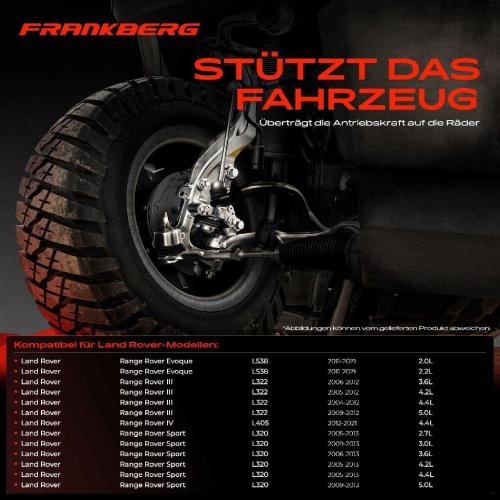 1x Achsschenkel Radaufhängung Vorderachse Links für Land Rover Range Rover L322 LM L320 Bild 1x Achsschenkel Radaufhängung Vorderachse Links für Land Rover Range Rover L322 LM L320