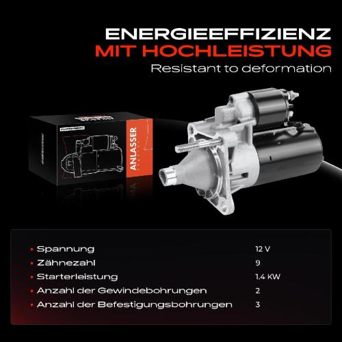 1x Anlasser Starter für Chrysler Daytona Coupe Le Baron Cabriolet Stufenheck Voyager II 2.5L 2.2L 1986-1995 Bild 1x Anlasser Starter für Chrysler Daytona Coupe Le Baron Cabriolet Stufenheck Voyager II 2.5L 2.2L 1986-1995