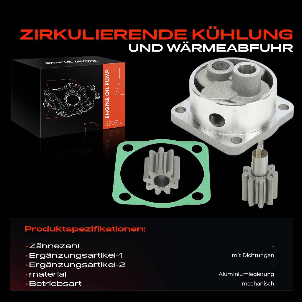 1x Ölpumpe für VW Transporter I Bus II III 1.5L-1.8L 2.0L 2.1L 1962-1992