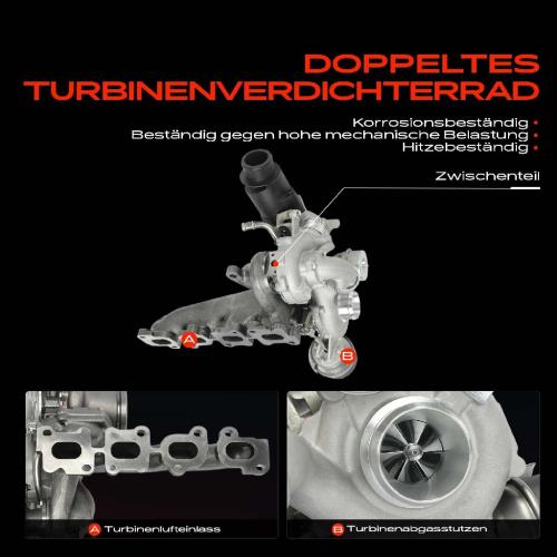 Frankberg 1x Abgasturbolader für VW Amarok 2HA 2HB S1B S6B S7A S7B Amarok Pritsche/Fahrgestell S1B S6B S7B Bild Frankberg 1x Abgasturbolader für VW Amarok 2HA 2HB S1B S6B S7A S7B Amarok Pritsche/Fahrgestell S1B S6B S7B