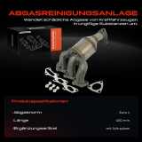 1x Krümmerkatalysator für Opel Agila (A) A H00 Corsa C Corsa D S07 1.0L