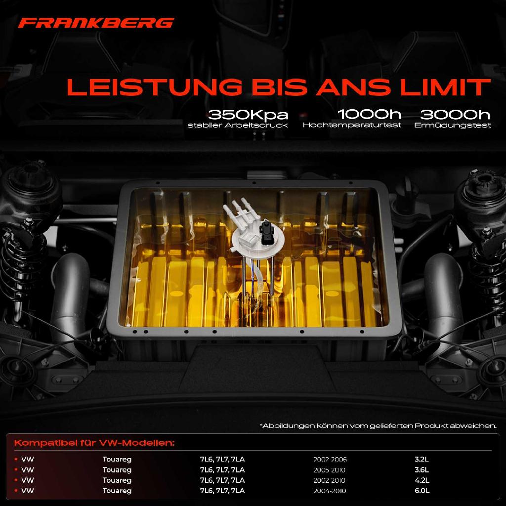 2x Kraftstoffpumpe für VW Touareg 7LA 7L6 7L7 3.2L 3.6L