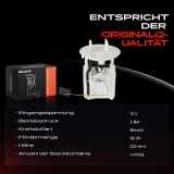 1x Kraftstoffpumpe für Peugeot 406 8B 406 Break 8E/F 406 Coupe 8C 1.6L 1.8L 2.0L 1995-2004