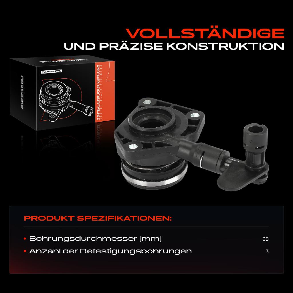 1x Zentralausrücker Kupplung für Ford Focus C-Max Focus II DA DB Volvo S40 II V50