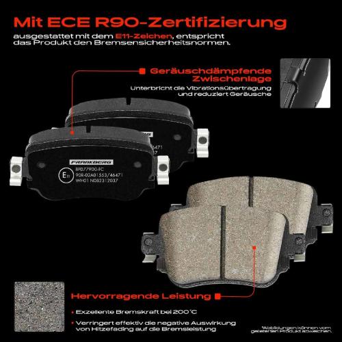 4x Bremsbeläge Hinterachse für VW Beetle Cabriolet Caddy Alltrack MPV Kasten/MPV IV Sharan Audi A1 Sportback Bild 4x Bremsbeläge Hinterachse für VW Beetle Cabriolet Caddy Alltrack MPV Kasten/MPV IV Sharan Audi A1 Sportback