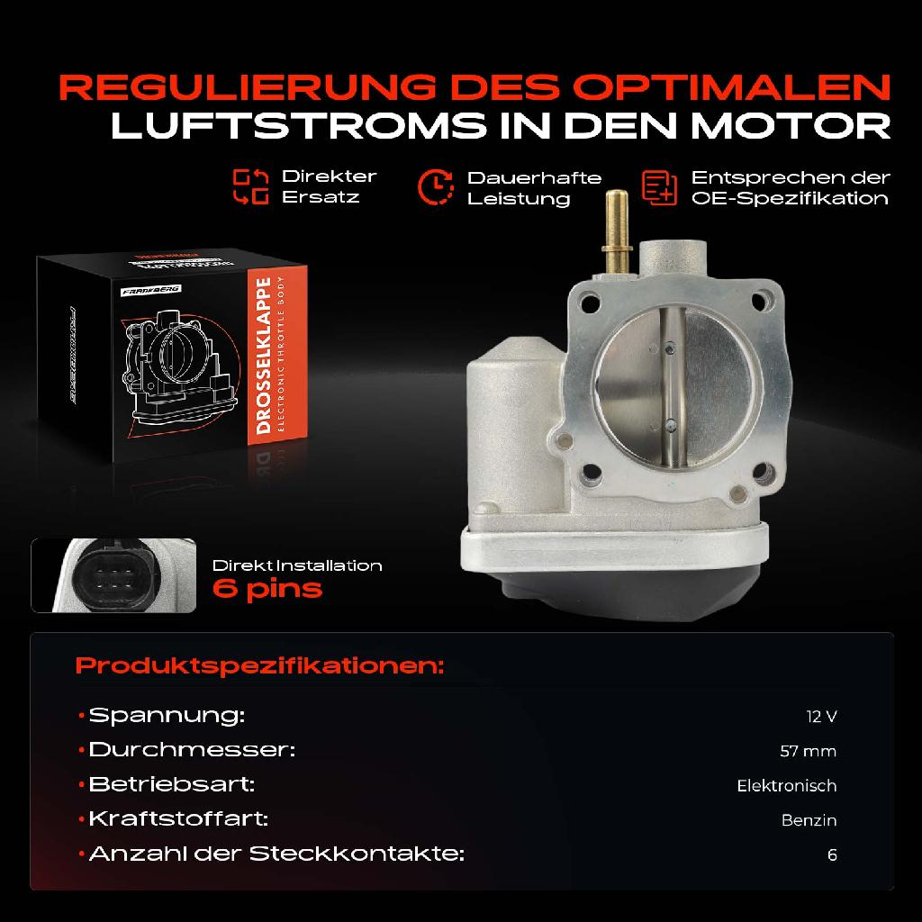 1x Drosselklappe Drosselklappenstutzen für Renault Megane II III Scénic II 1.4L 1.6L