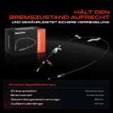 1x Seilzug Feststellbremse Hinterachse rechts für KIA Cee'D JD Pro Cee'D JD 1.0L-1.6L