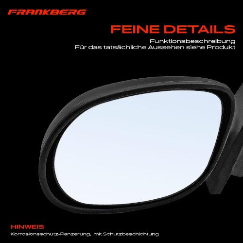 Frankberg 1x Außenspiegel Links für Ford KA RU8 1.2L 2008-2016 Bild Frankberg 1x Außenspiegel Links für Ford KA RU8 1.2L 2008-2016