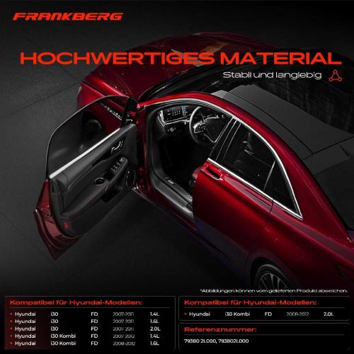 1x Türfeststeller Türfangband Türstopper Vorne für Hyundai i30 Kombi FD 1.6L 2.0L Bild 1x Türfeststeller Türfangband Türstopper Vorne für Hyundai i30 Kombi FD 1.6L 2.0L