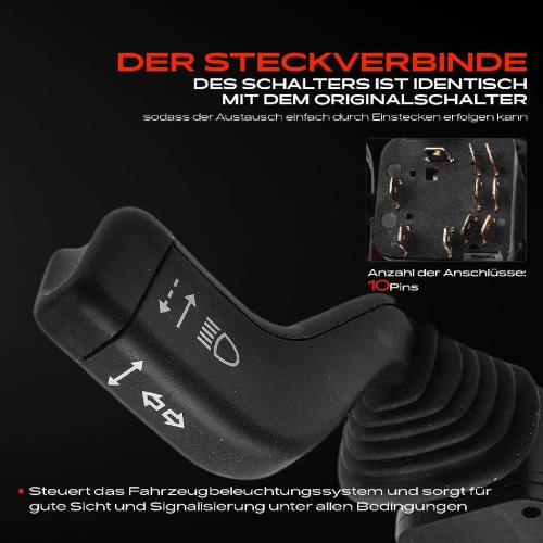 1x Kombischalter Lenkstockschalter für Opel Vectra A B Corsa B Astra F Bild 1x Kombischalter Lenkstockschalter für Opel Vectra A B Corsa B Astra F