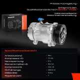 1x Klimakompressor für VW Golf III Passat Sharan Vento Corrado Ford Galaxy
