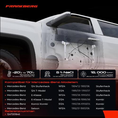 1x Fensterheber Vorne Rechts für Mercedes-Benz T-Model W124 S124 1247201846 Bild 1x Fensterheber Vorne Rechts für Mercedes-Benz T-Model W124 S124 1247201846