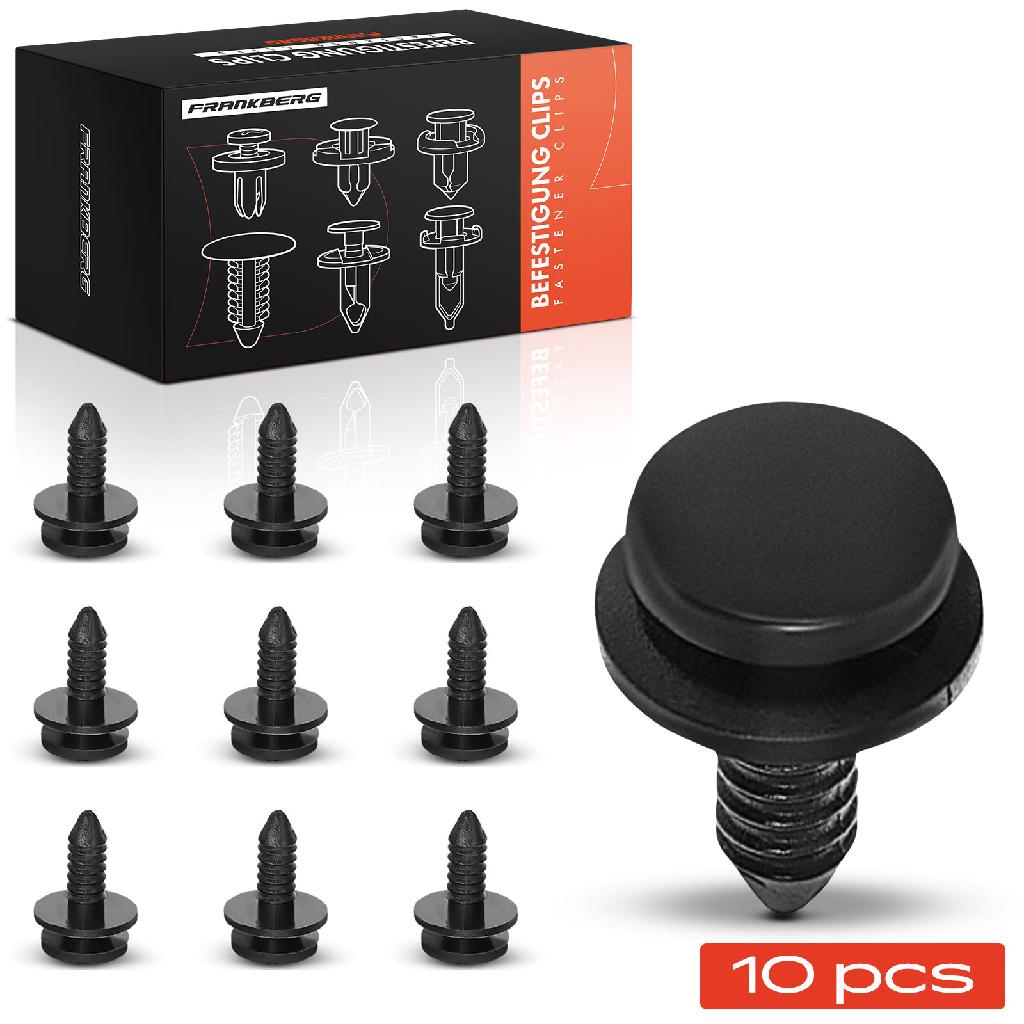 Frankberg 10x Befestigungsclips Heckklappe für VW Golf 5 1K1 Polo 9A 9N Passat 365 Audi A3