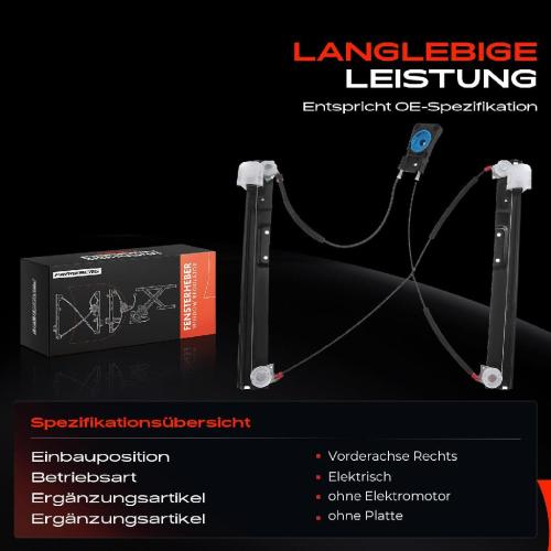 1x Fensterheber Vorne Rechts für Ford Mondeo 4 BA7 2007-2015 4/5-TÜRIG Bild 1x Fensterheber Vorne Rechts für Ford Mondeo 4 BA7 2007-2015 4/5-TÜRIG