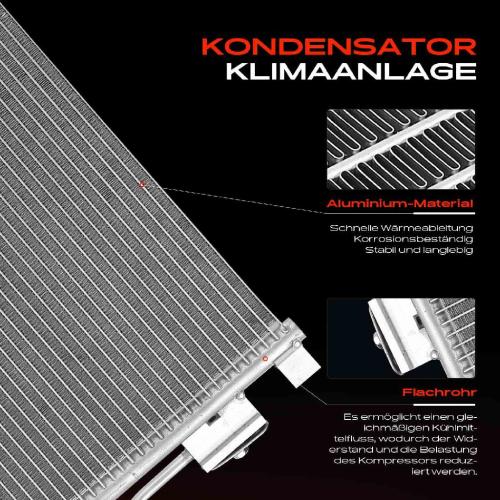 1x Kondensator Klimaanlage für Chevrolet Aveo Trax Opel Mokka 1.2L-1.8L Bild 1x Kondensator Klimaanlage für Chevrolet Aveo Trax Opel Mokka 1.2L-1.8L